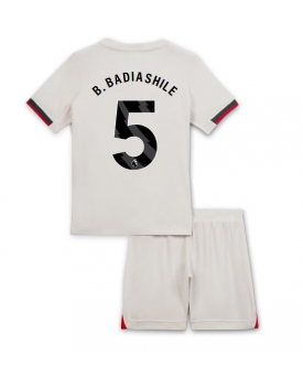 Chelsea Benoit Badiashile #5 Maglia Gara Trasferta Repliche 2025-26 Bambino Maniche Corte